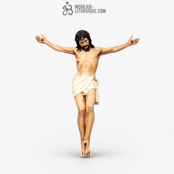 Statue Christ en croix D�cor�