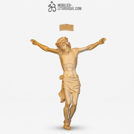 Statue Christ en croix Naturel