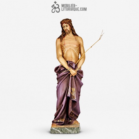Statue Christ Polychrome Antique