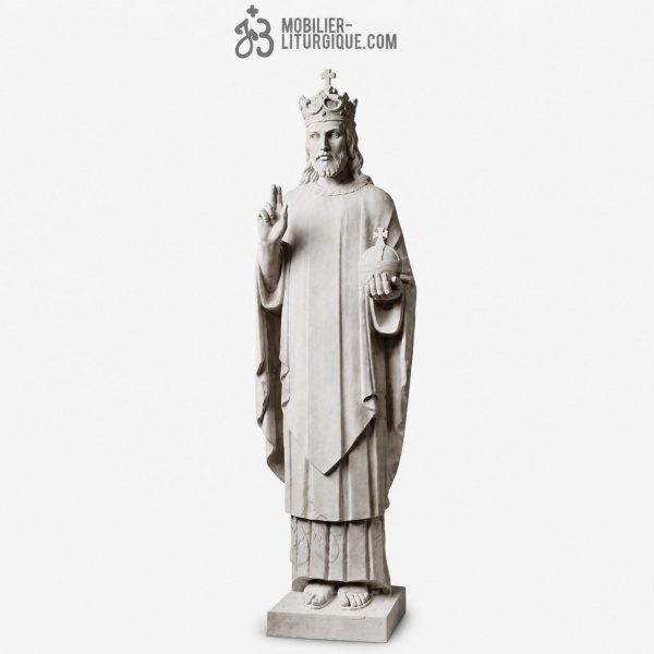 Statue Christ Roi : statue sur mesure Marbre