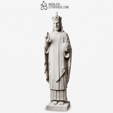 Statue Christ Roi : statue sur mesure Marbre