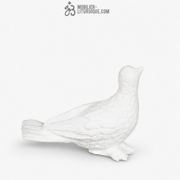 Statue Colombe Blanc