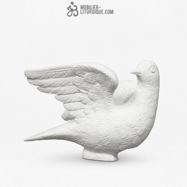 Statue Colombe Blanc