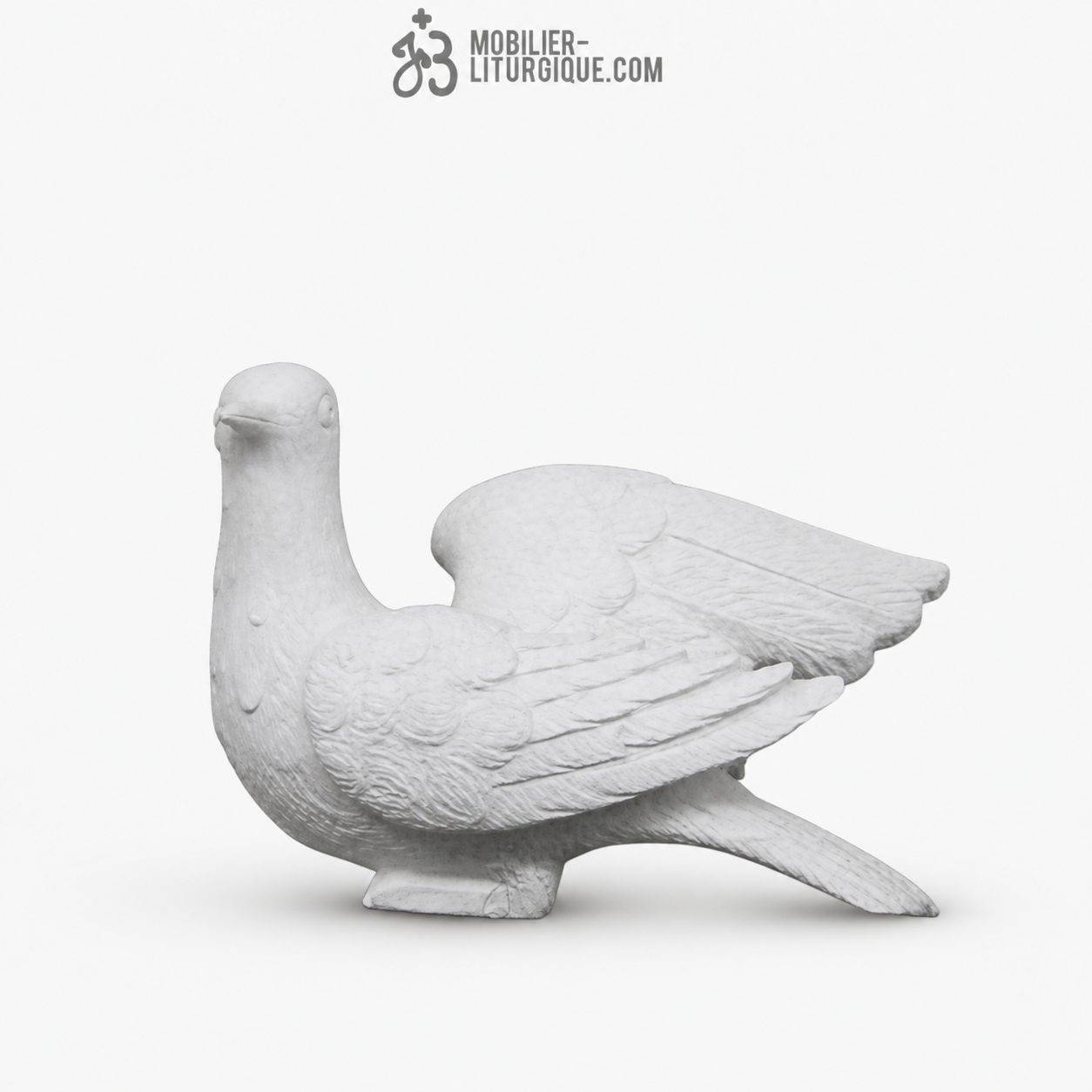 Statue Colombe Blanc