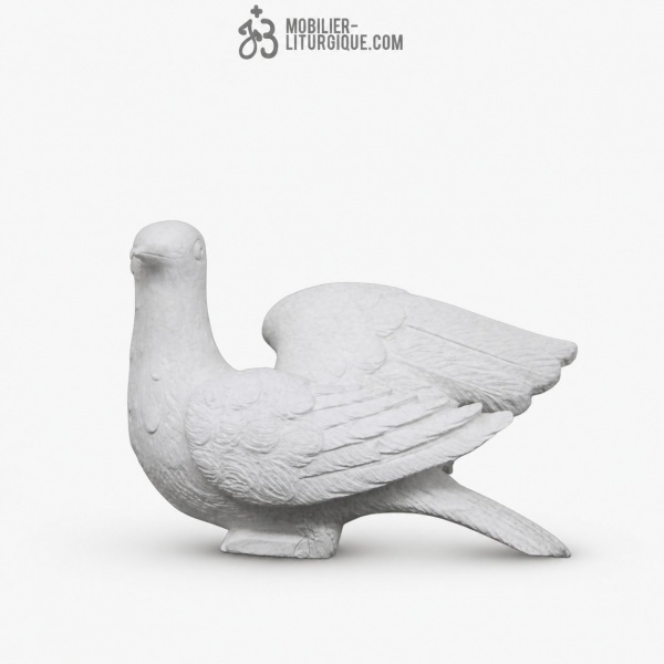 Statue Colombe Blanc