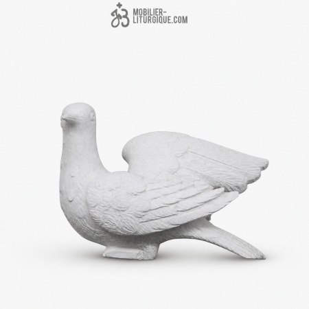 Statue Colombe Blanc