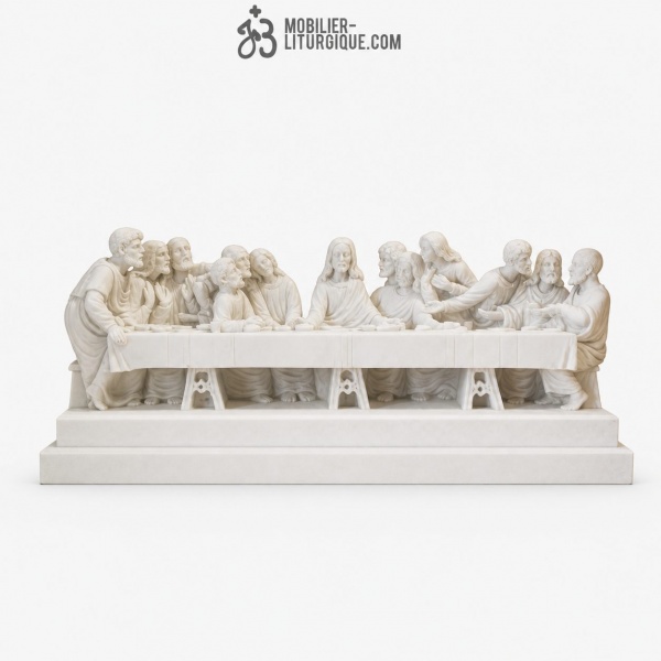 Statue de La C�ne, en marbre blanc