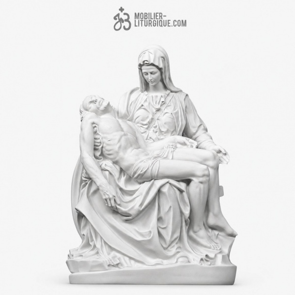 Statue de La Piet� ,en r�sine de poudre de marbre, 25 - 40 - 53 - 65 - 70 - 90 - 100 cm