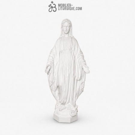 Statue de la Vierge, blanche