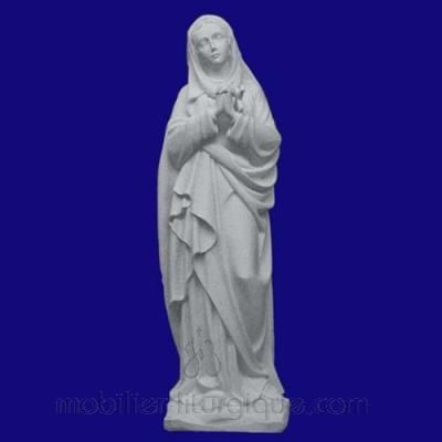 Statue de la Vierge adorant