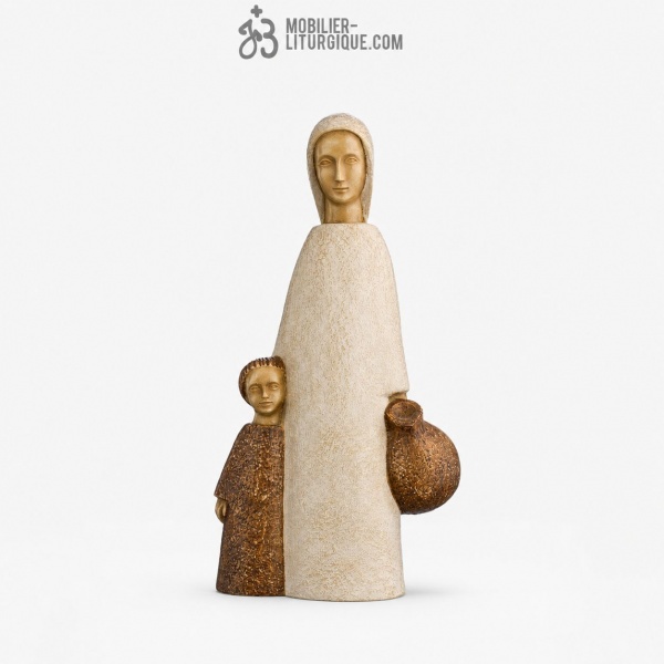 Statue de la Vierge de Nazareth color�e