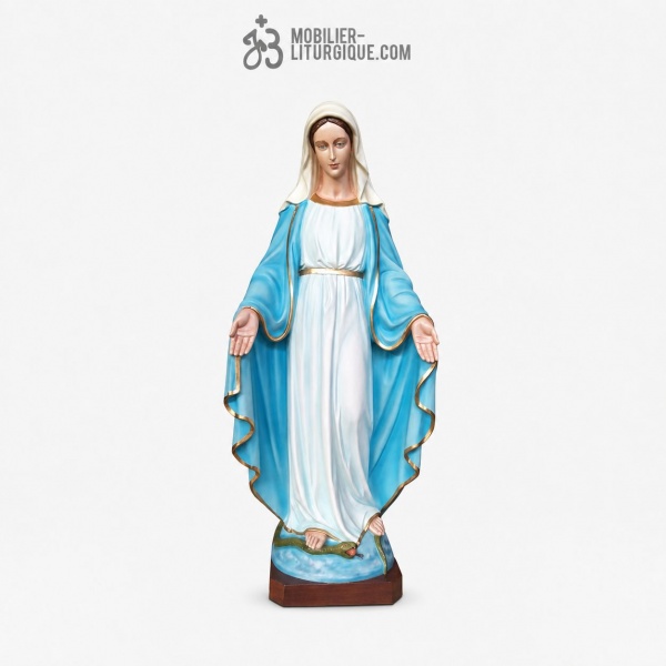 Statue de la Vierge Miraculeuse Color�e