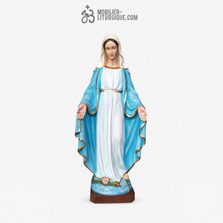 Statue de la Vierge Miraculeuse Color&eacute;e