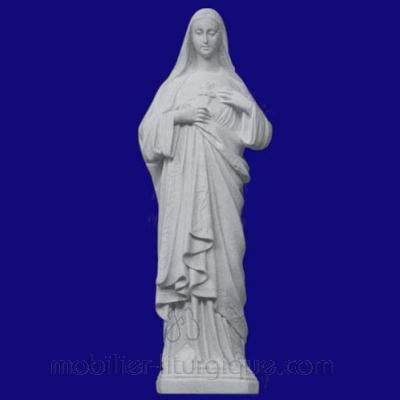 statue de la vierge Sacré Coeur de Marie