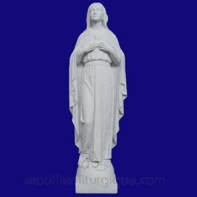 statue de la vierge Sacré Coeur de Marie