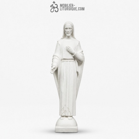 Statue du Christ, en marbre blanc