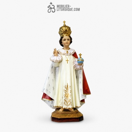 Statue Enfant J&eacute;sus de Prague Polychrome