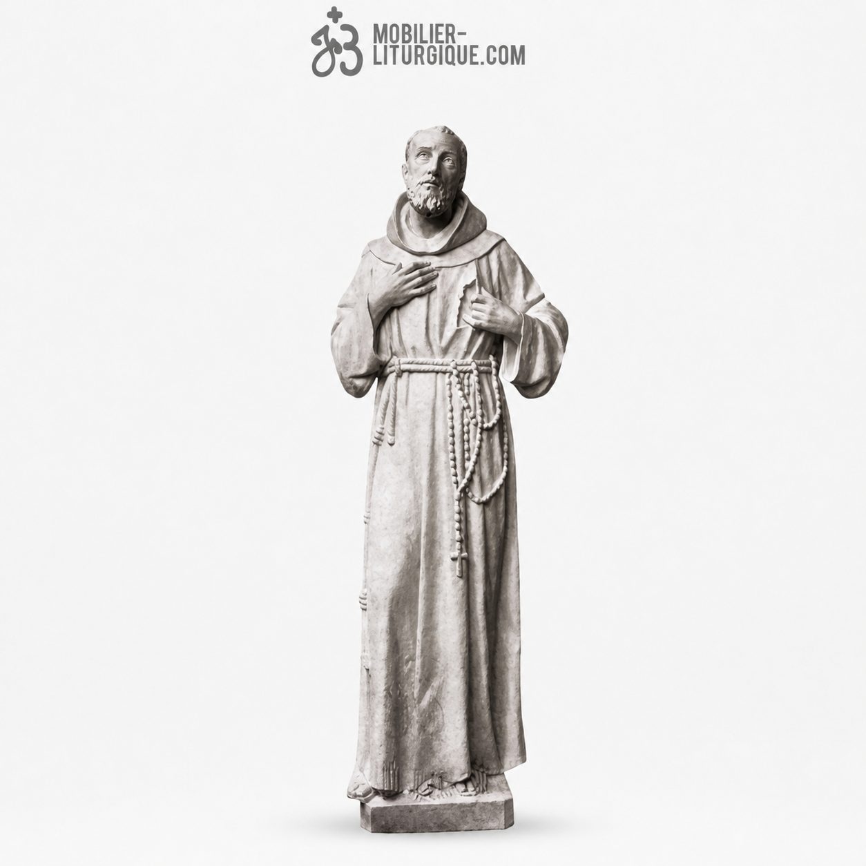 Statue Fran&ccedil;ois : statue sur mesure Marbre