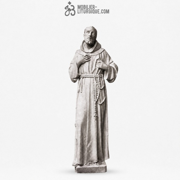 Statue Fran�ois : statue sur mesure Marbre