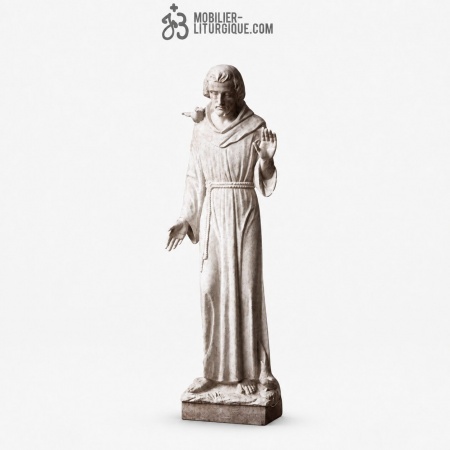 Statue Fran&ccedil;ois : statue sur mesure Marbre