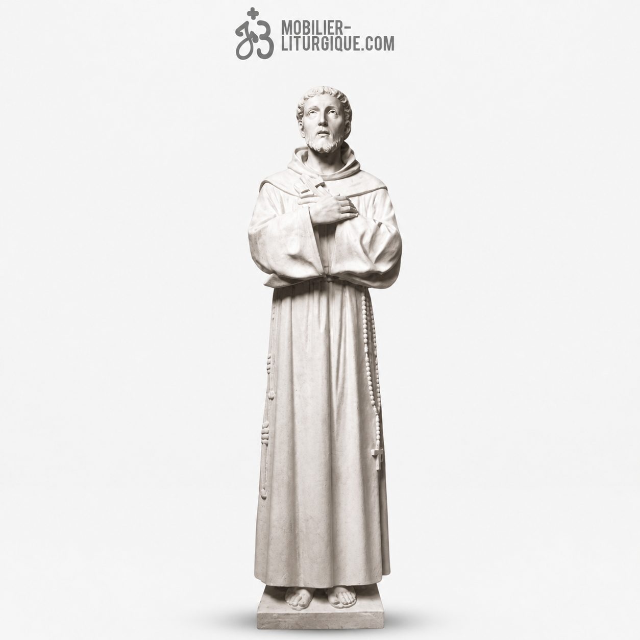 Statue Fran&ccedil;ois : statue sur mesure Marbre