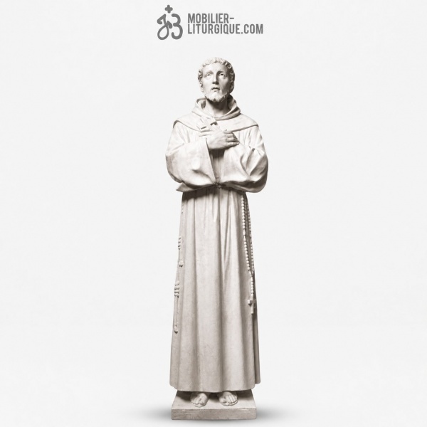Statue Fran�ois : statue sur mesure Marbre