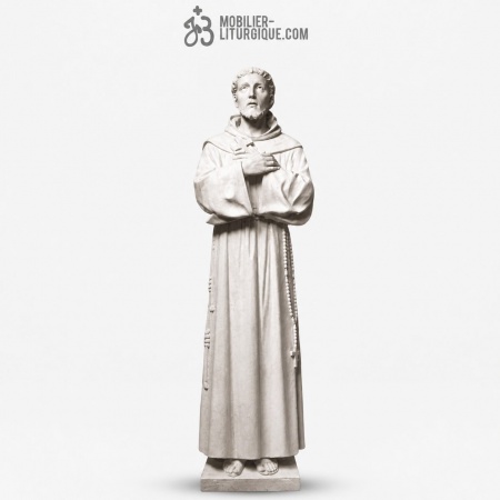 Statue Fran&ccedil;ois : statue sur mesure Marbre