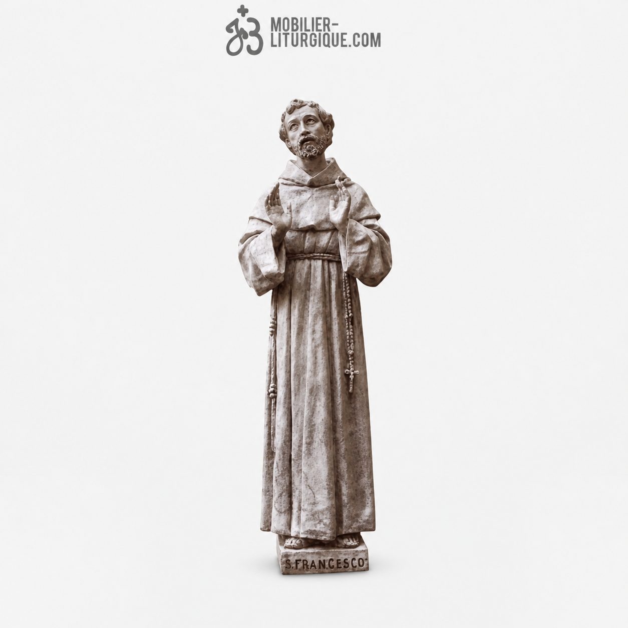 Statue Fran&ccedil;ois : statue sur mesure Marbre