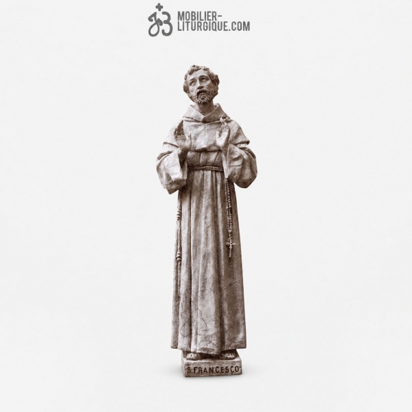 Statue Fran�ois : statue sur mesure Marbre