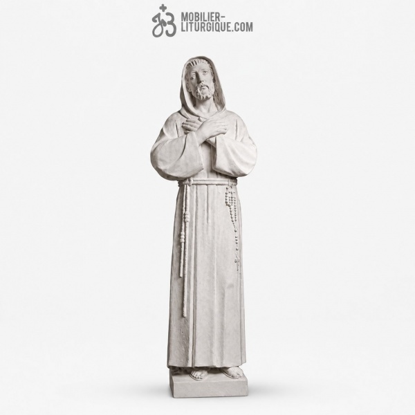 Statue Fran�ois : statue sur mesure Marbre