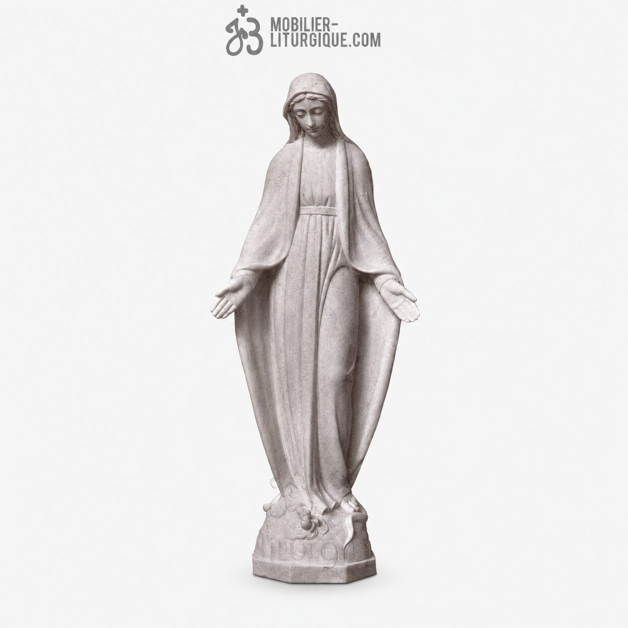 Statue Immacul&eacute;e Conception : statue sur-mesure Marbre