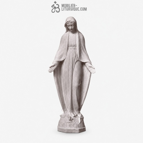 Statue Immacul�e Conception : statue sur-mesure Marbre