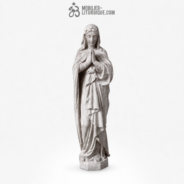 Statue Immacul�e Conception : statue sur-mesure Marbre