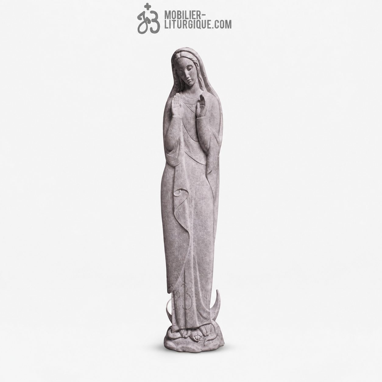 Statue Immacul&eacute;e Conception : statue sur-mesure Marbre