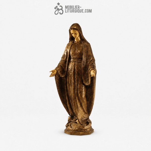 Statue Immacul�e Conception Bronze