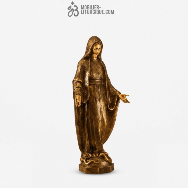 Statue Immacul�e Conception Bronze