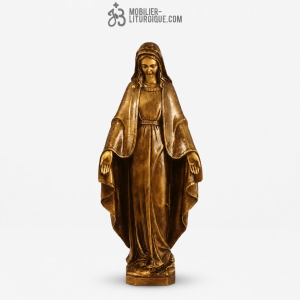 Statue Immacul�e Conception Bronze