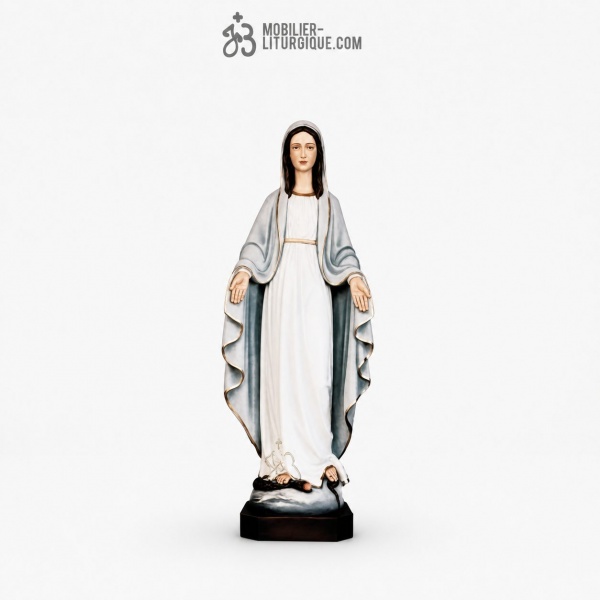 Statue Immacul�e Conception D�cor�e