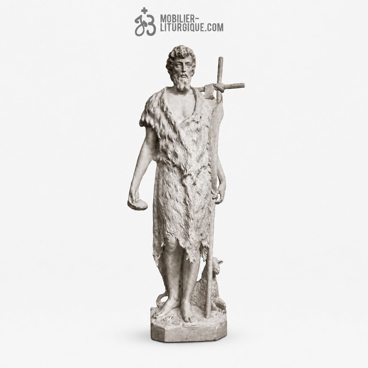 Statue Jean Baptiste : statue sur mesure Marbre