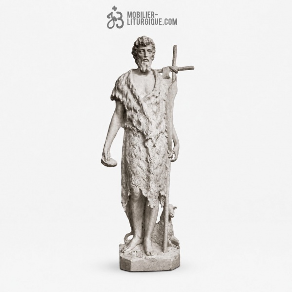Statue Jean Baptiste : statue sur mesure Marbre