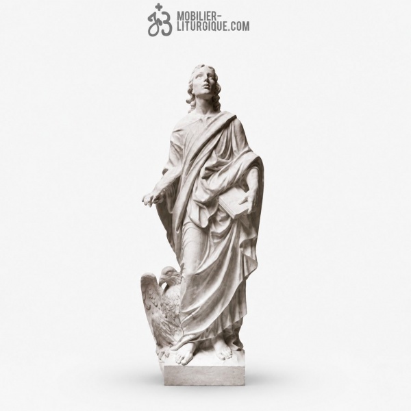 Statue Jean l\'�vang�liste : statue sur mesure Marbre