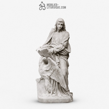 Statue Jean l\'&eacute;vang&eacute;liste : statue sur mesure Marbre