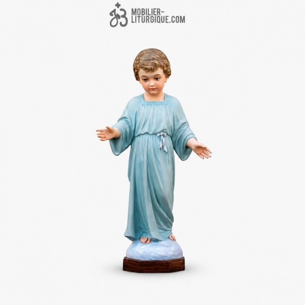 Statue J�sus b�nissant Polychrome