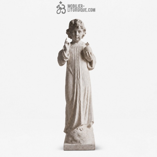 Statue J�sus Enfant : statue sur mesure Marbre