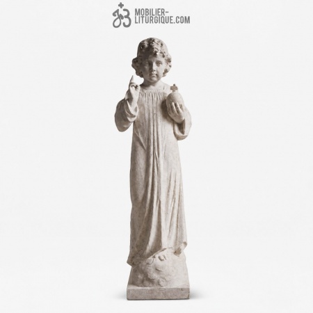 Statue J&eacute;sus Enfant : statue sur mesure Marbre