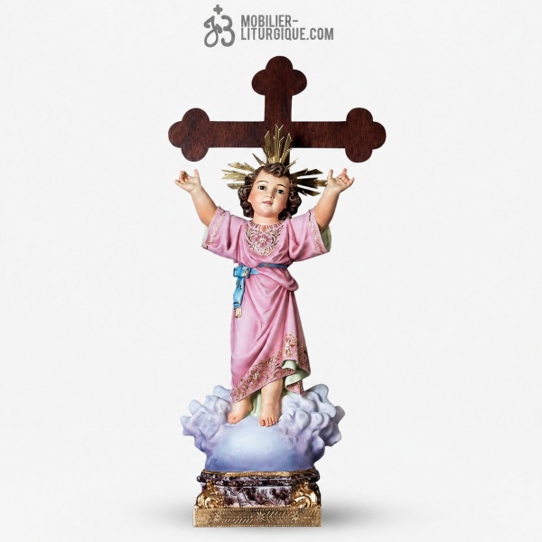 Statue J�sus enfant Polychrome