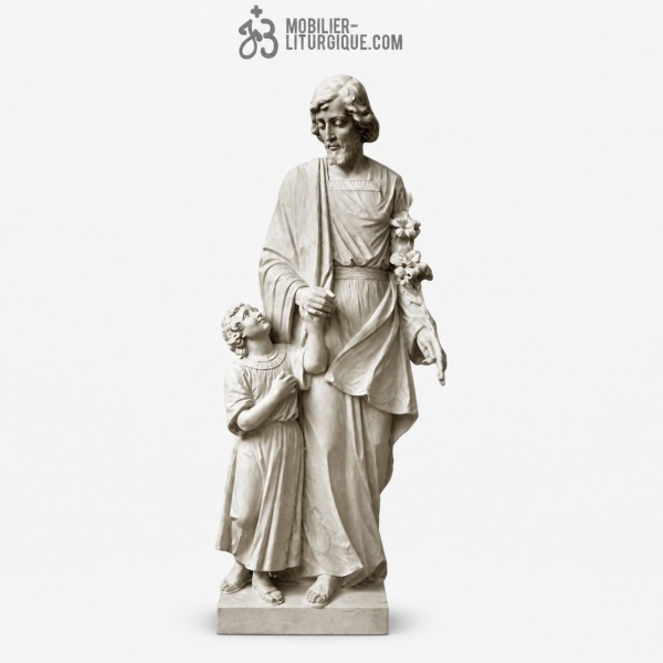 Statue Joseph : statue sur-mesure Marbre