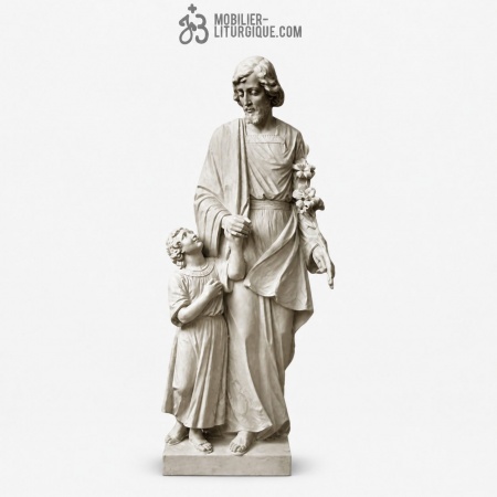Statue Joseph : statue sur-mesure Marbre