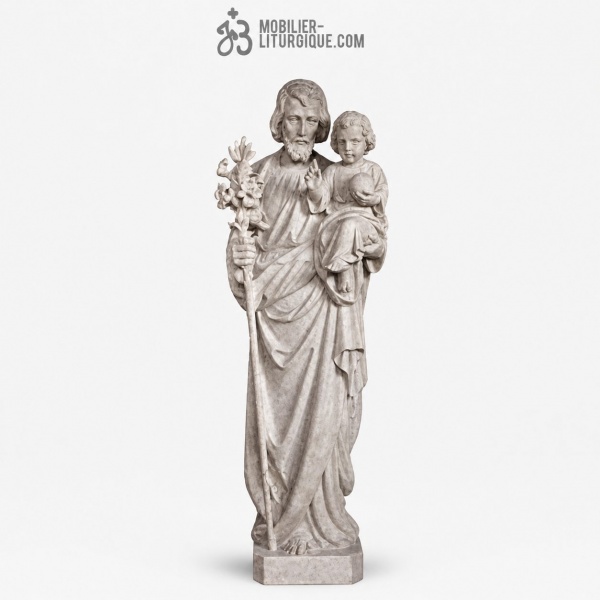 Statue Joseph : statue sur mesure Marbre