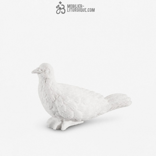 Statue La colombe Blanc